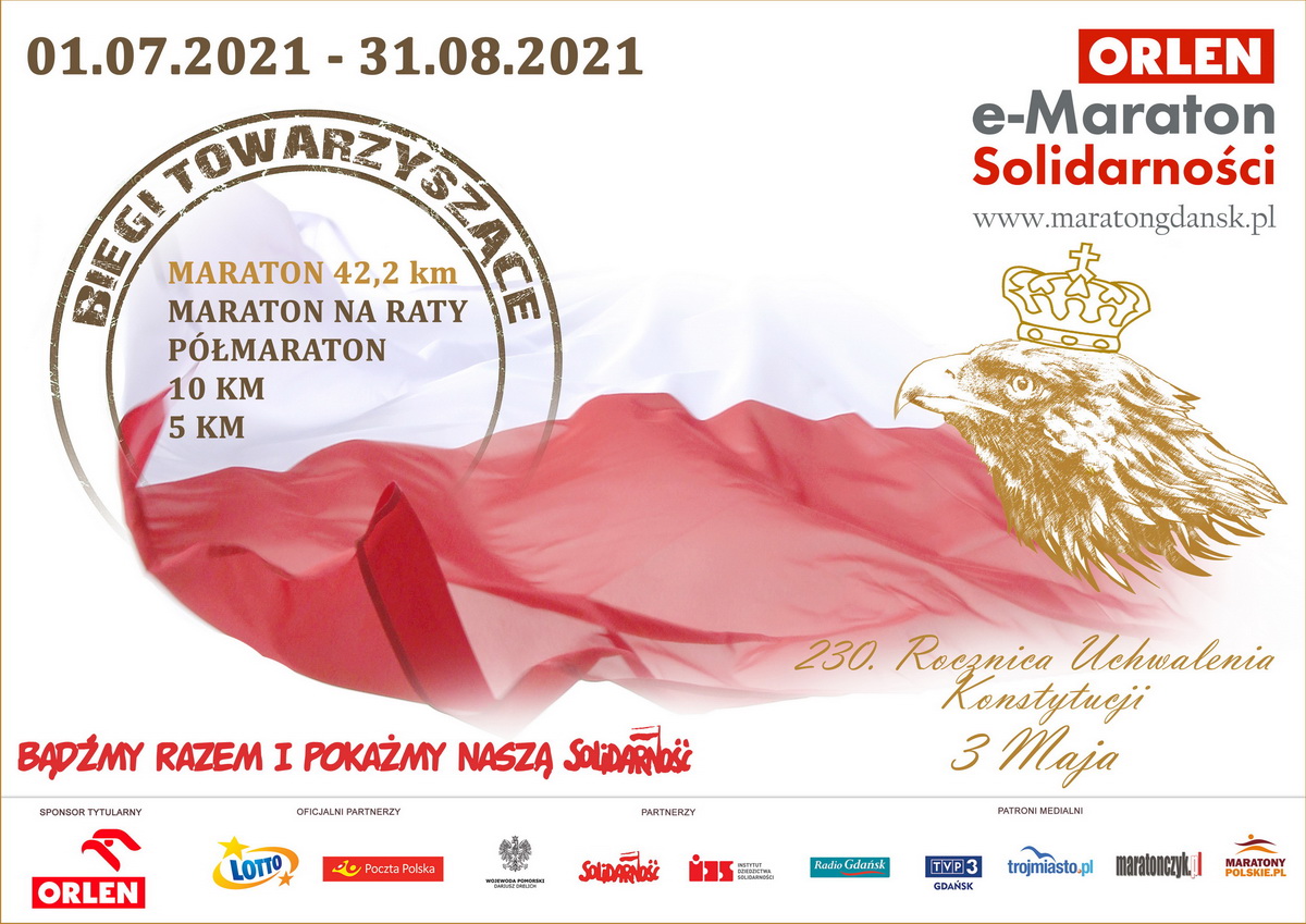 Maraton Solidarnosci 2021 plakat1